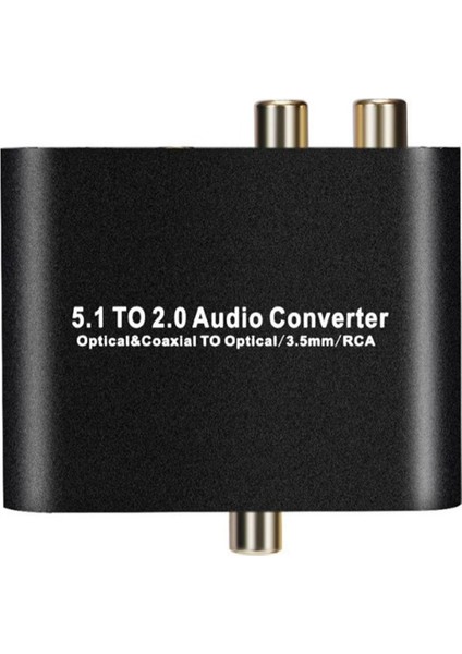 Ses Çıkarıcı 5.1 Dijital Ses Dönüştürücü Dekoder Bölücü Ses Çıkarıcı Genişletici Stereo Çıkarıcı 3.5mm Jak Kablosu (Yurt Dışından)