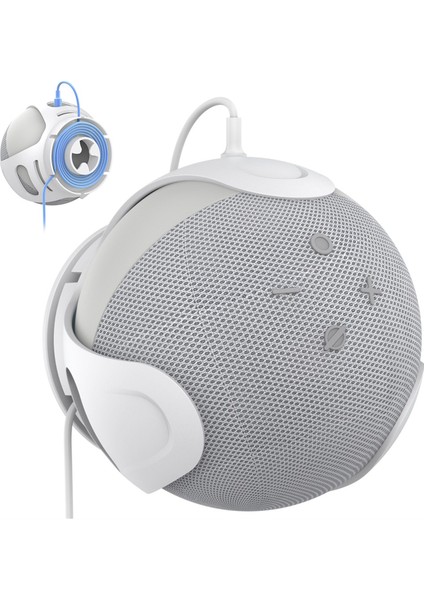 Plastik Hoparlör Tutucu Duvara Monte Bluetooth Hoparlör Standı, Nokta 5/4 Için Kablo Yönetim Aksesuarları ile (Yurt Dışından)