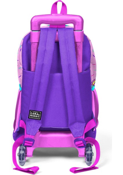 Kids Pembe Mor Milkshake Dondurma Desenli 3'lü Çanta Seti SET0123949 indirimleri