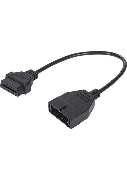Araç Teşhis Aracı Obd2 Konnektör Adaptörü Için 12 Pin To Obd2 16 Pin Kablo Otomatik Tarayıcı Adaptörü (Yurt Dışından)