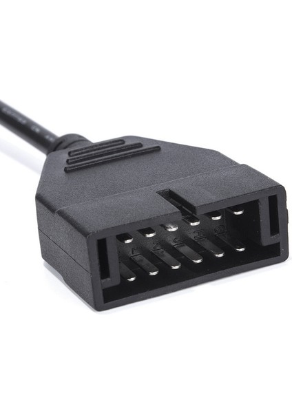 Araç Teşhis Aracı Obd2 Konnektör Adaptörü Için 12 Pin To Obd2 16 Pin Kablo Otomatik Tarayıcı Adaptörü (Yurt Dışından)