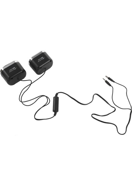 USB 2.0 Dizüstü Bilgisayar Hoparlörleri Kablolu Stereo Mini Bilgisayar Hoparlör Masaüstü Dizüstü Dizüstü Pc Için Mp3 Mp4 3.5mm Aux Siyah (Yurt Dışından) fırsatları