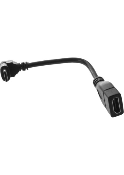Mini Erkek - Dişi 90 Derece Dönüştürücü Konnektör Adaptör Kablosu 1080P (Yurt Dışından) modelleri