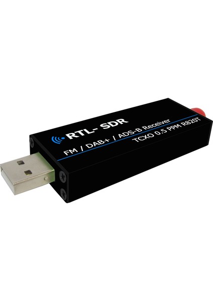 RTL2832U Rtl Sdr Alıcı R820T2 USB Rtl-Sdr Dongle, 0.5ppm Tcxo Sma Mjzsee A300U ile (Yurt Dışından)