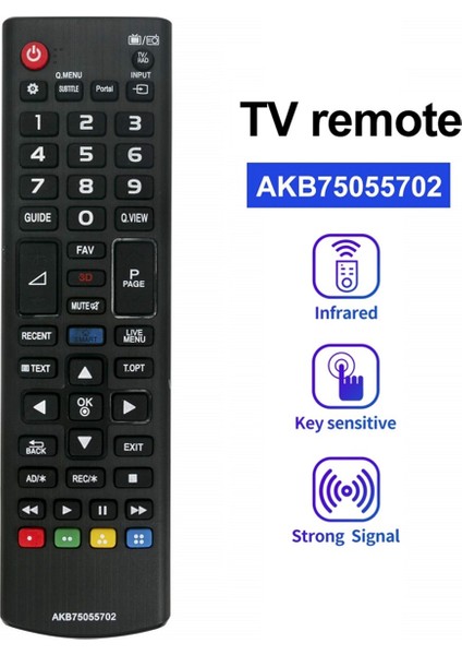AKB75055702 Uzaktan Kumanda Tv Için Değiştirildi 32LF5850 32LF585B 32LF585D 32LH500B 42LF5850 42LF585T 42LM6200 43LH541T (Yurt Dışından) fiyatları