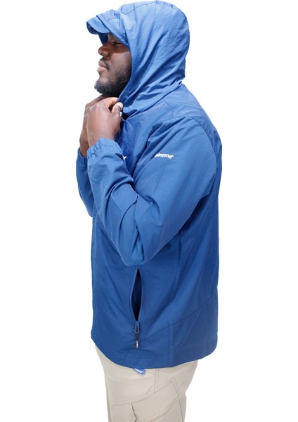 Erkek Rüzgara ve Suya Dayanıklı Mavi Yağmurluk fiyatları