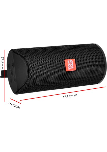 Mini Bluetooth Hoparlör Taşınabilir Açık Hoparlör Kablosuz Sütun 3D 10W Stereo Müzik Çevre Desteği Fm Tf Kart Bas Kutusu (Yurt Dışından)