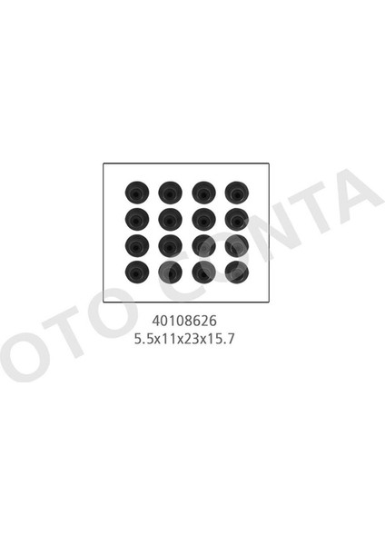 OTC-40108626 Subap Lastiği 16 Adet Clıo Iı-Kng-Twın...