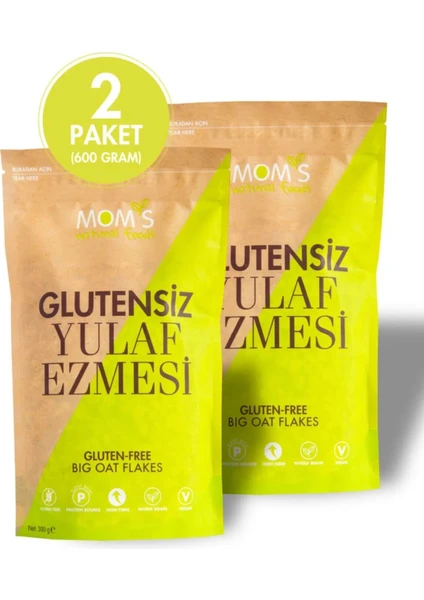 Mom's Natural Foods 2'li Glutensiz YULAF EZMESİ