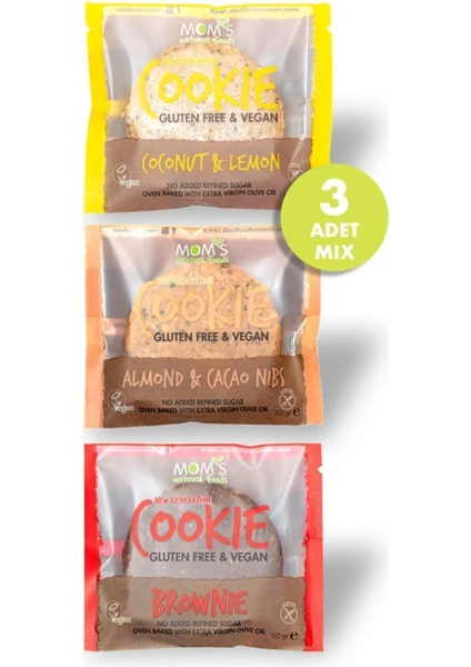 Mom's Natural Foods 3'lü Mix Glutensiz COOKIES