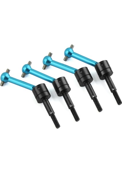 4 Adet Metal Evrensel Tahrik Mili Tahrik Mili Cvd 53792 Için TT01 TT02 TT01D TT01E TA04 1/10 Rc Araba Parçaları, Mavi (Yurt Dışından)