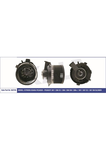 KLR-342745 Kalorifer Motoru 12V Cıtroen Xsara Pıcasso-Pe...