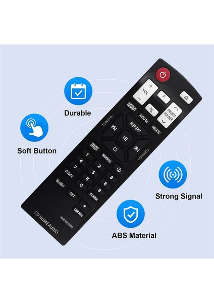 AKB74955355 Mini Hi-Fi Sistemi Için Uzaktan Kumandayı Değiştirin CJ87 CJ88 CM4590 CJS45F CJS45W CJS87F CJS88F CJS88W (Yurt Dışından)