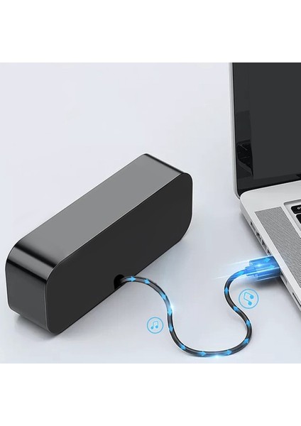 Taşınabilir USB Bilgisayar Hoparlör Pc Hoparlör Mini Ses Çubuğu Tv/dizüstü/bilgisayar Için Stereo Ses Tak ve Çalıştır (Yurt Dışından)