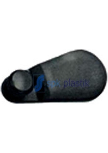 SPK-6525 Cam Açma Kolu Pullu Siyah 1. Kalite M131 Dkş