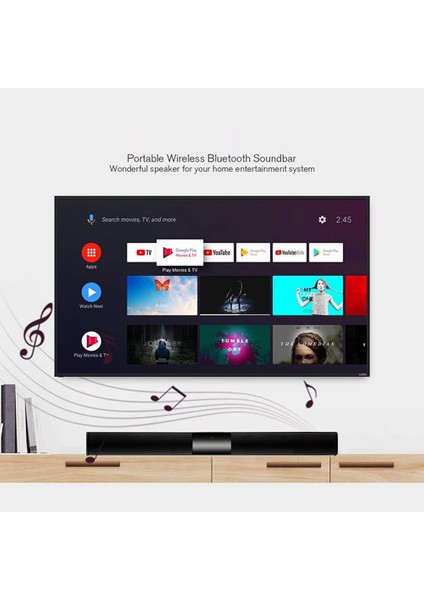 20W Tv Ses Çubuğu Kablolu ve Kablosuz Bluetooth Hoparlör Ev Çevresel Soundbar Pc Sineması Için Tv Hoparlör Hoparlör (Yurt Dışından)