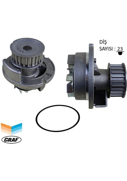 GVA-5290125 Devirdaim Su Pompası Astra G H Vectra B C Vec...