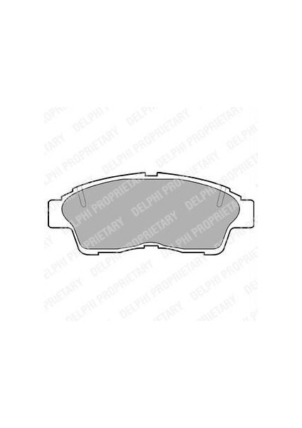 Delphı DEL-LP789 Ön Balata Toyota Corolla 1.3 12V 92-95 1.6 S...