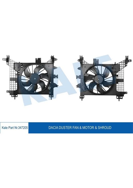 KLR-347205 Fan Motoru Logan-Duster
