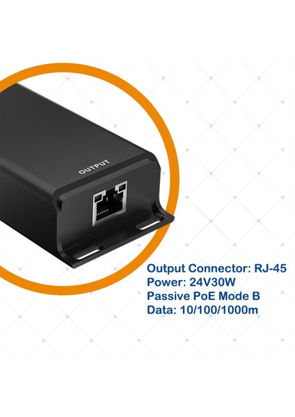 Gigabit Poe Enjektörü Güneş Enerjisi Dönüşümleri Için 12V - 24V Poe Dönüştürücü 12-60V Giriş 24V Pasif Poe Çıkışı (Yurt Dışından)