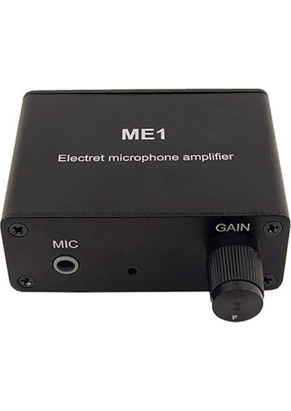 3.5mm Me1 Kondenser Mikrofon Kulaklık Amplifikatörü Ses Preamplifikatörü Karıştırma Kartı (Yurt Dışından)