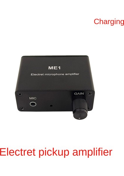 3.5mm Me1 Kondenser Mikrofon Kulaklık Amplifikatörü Ses Preamplifikatörü Karıştırma Kartı (Yurt Dışından)
