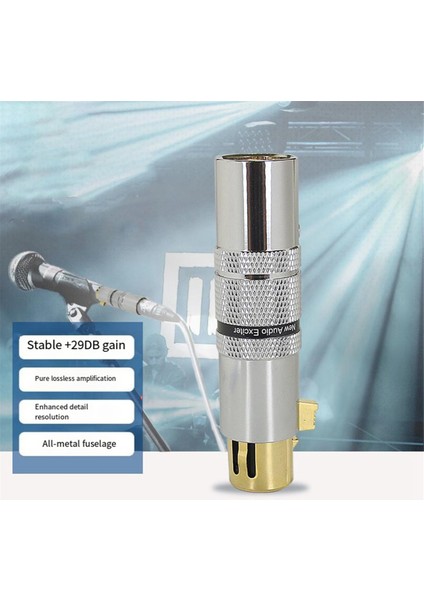 Dinamik Mikrofon Preamp Tek Kanallı Çok Yönlülüğü Artırın Güçlü Anti-Parazit Kazanın (Yurt Dışından) fırsatları