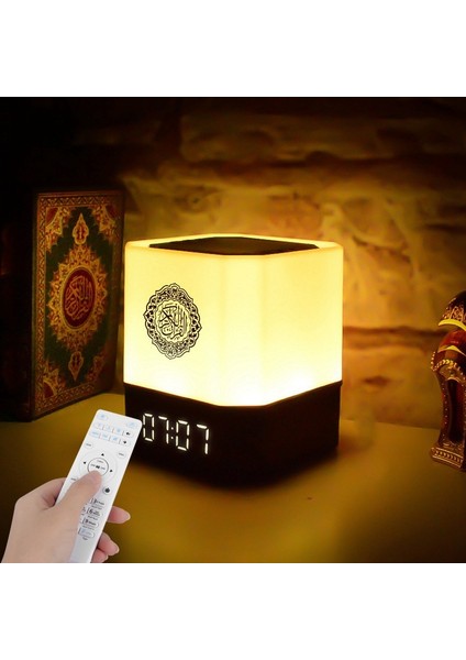 Müslüman Hoparlör Lambası, Akıllı Taşınabilir Iletişim Bluetooth Mp3 If Player Saatler App Kontrolü Gece Lambası Ramazan Hediyeler (Yurt Dışından)