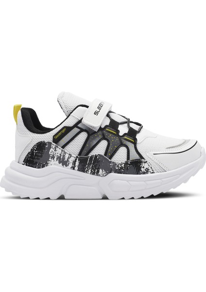 KIKI Unisex Çocuk Sneaker Koşu & Yürüyüş Ayakkabısı Sedef / Beyaz / Siyah