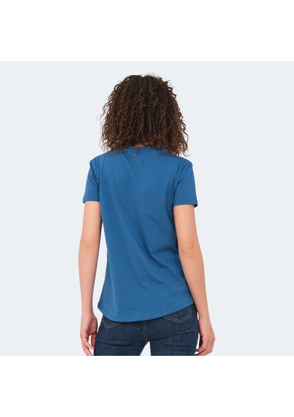 VIRAJ Kadın Slim Fit Tişört Petrol fiyatları