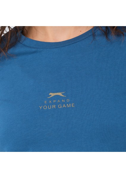 VIRAJ Kadın Slim Fit Tişört Petrol fırsatları