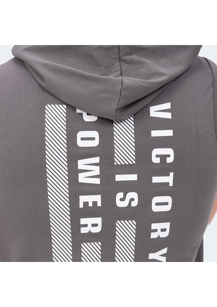 VERSIO Erkek Tişört Koyu Gri indirimleri