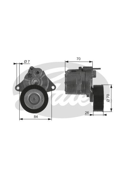 GAT-T38415 Alternatör Gergi Rulmanı Kütüklü Sprınter 2/...
