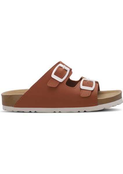 KREKA Unisex Çocuk Terlik Taba