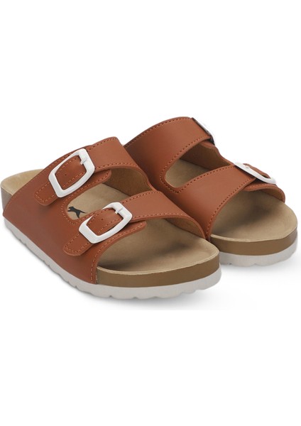 KREKA Unisex Çocuk Terlik Taba