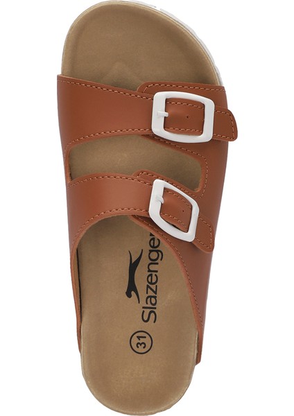 KREKA Unisex Çocuk Terlik Taba