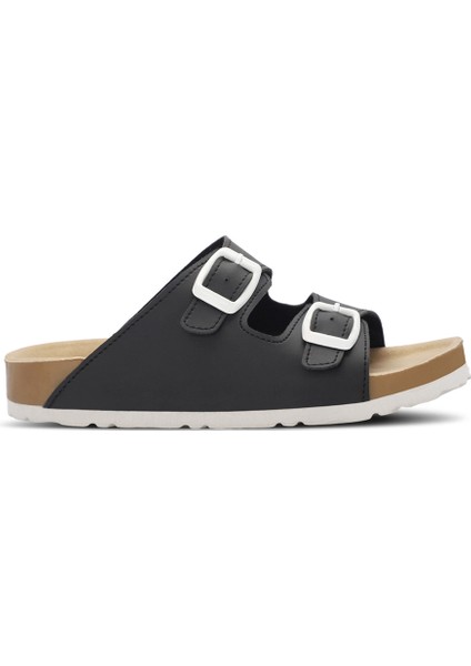 KREKA Unisex Çocuk Terlik Siyah
