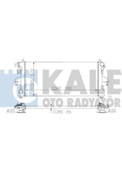 KLR-2052011AB Radyatör Ducato-Boxer-Jumper 2.2 Hdi 06 Kl...