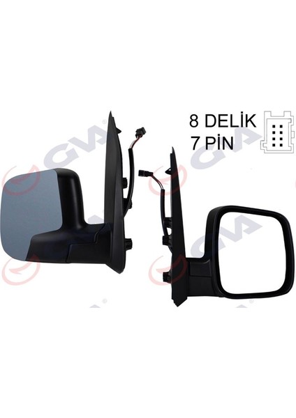 GVA-1029332 Dış Dikiz Aynası Sağ Elektrikli Fıorıno / Bıp...