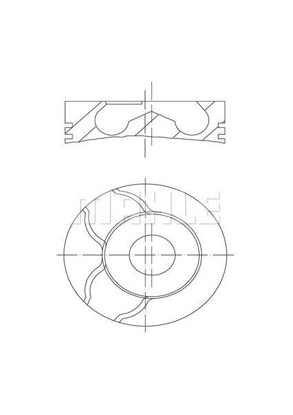 MAH-022 01 00 Motor Piston Segman Clıo-Kng 1.5 Dcı K9K ...