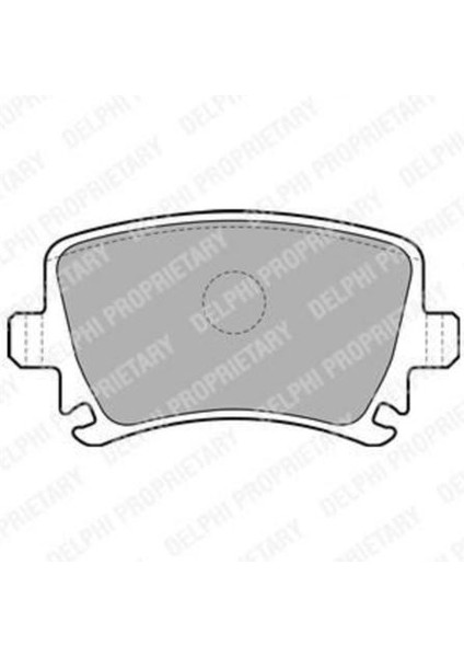 Delphı DEL-LP1824 Arka Balata Passat-Cc-Caddy-Golf5-Golf6-Jet...