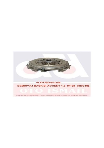 VAL-802246 x Debriyaj Baskısı Accent 1.3 94-99 HDC18