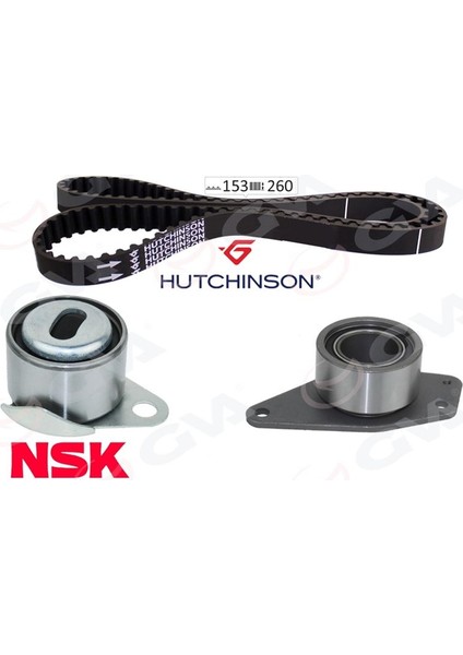 GVA-59T1105 Eksantrik Gergi Kiti 153×260 Megane 91-01 -La...