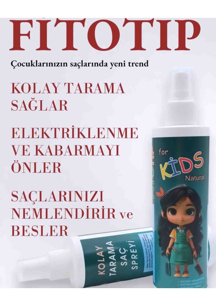 Kids Kolay Saç Tarama Spreyi