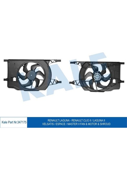 KLR-347175 Fan Motoru Davlumbazlı Lgn-Clıo Iı-Laguna Iı-...
