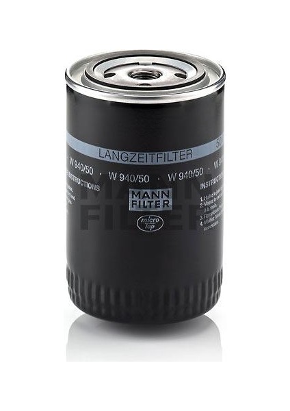 MAN-W94050 x Yağ Filtresi A4 1.9 Tdı 95-00 Passat 1.9 Td...