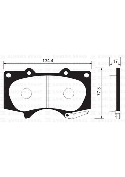 Sangsıng  SNG-SP2033 Ön Balata Land Cruıser J12 3.0d-4.0 03 Gd...