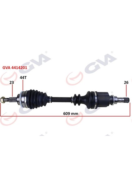 GVA-4414201 Komple Aks Sol Clıo Symbol Thalıa 1.5 Dci 08-...