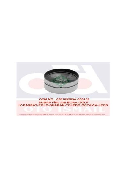 INA-420004710 Supap Fincanı Egzoz Passat-A4-A6 1.8-1.8t A...