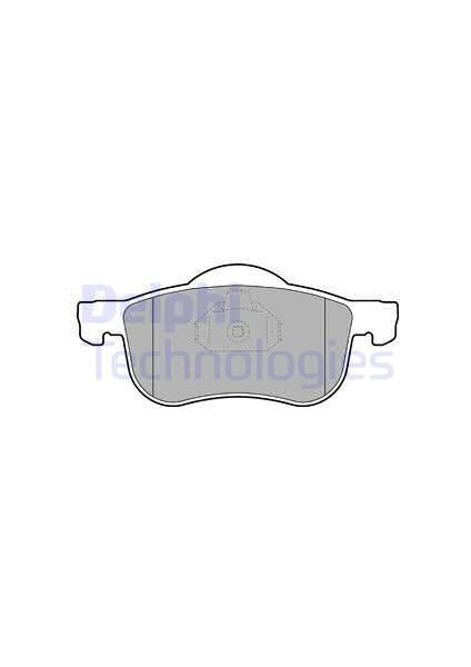 Delphı DEL-LP1458 Ön Balata Volvo S60 04-10 S80 98-06 V70 Xc ...